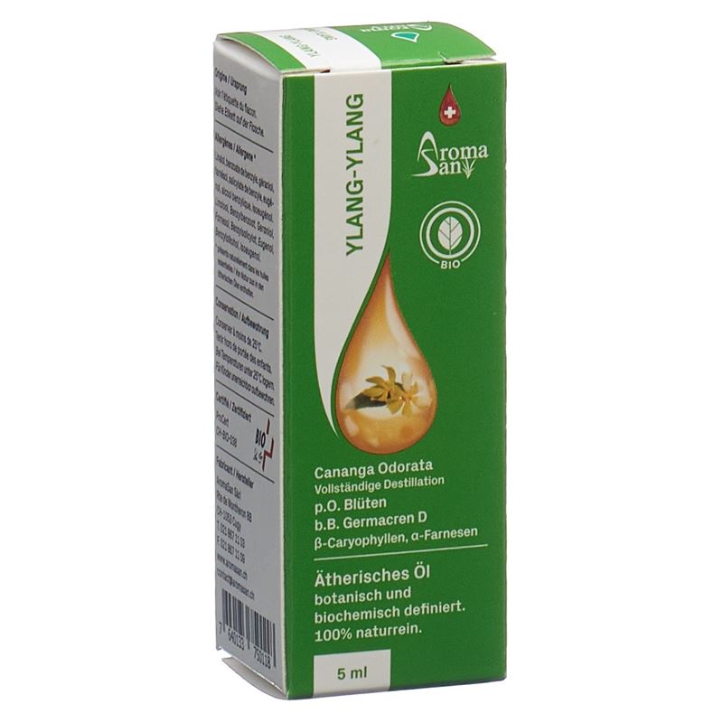 AROMASAN Ylang Ylang linal Äth/Öl Schacht Bio 5 ml