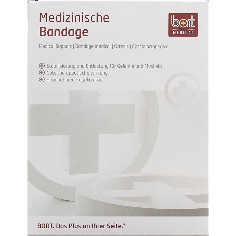 BORT Kniebandage L -42cm beige