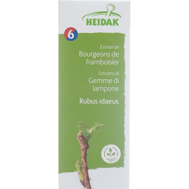 HEIDAK Knospe Himbeere Rub idae Glyc Maz Fl 30 ml