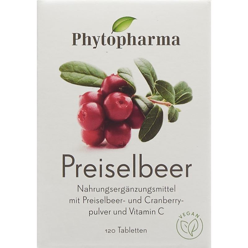 PHYTOPHARMA Preiselbeer Tabl 120 Stk