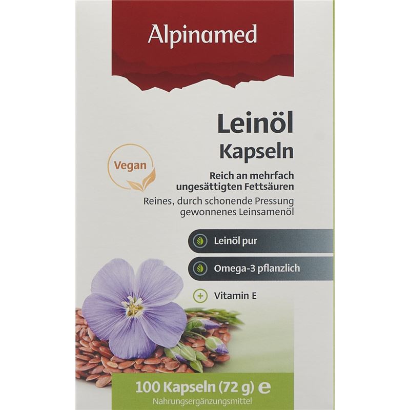 ALPINAMED Leinöl Kaps 100 Stk