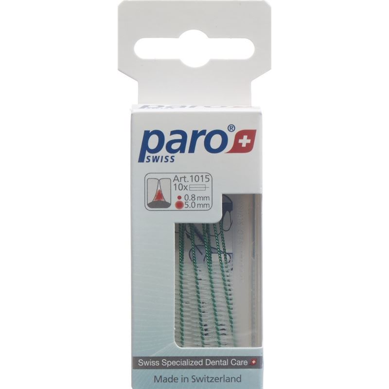 PARO ISOLA LONG 5mm fein grün zyl 10 Stk