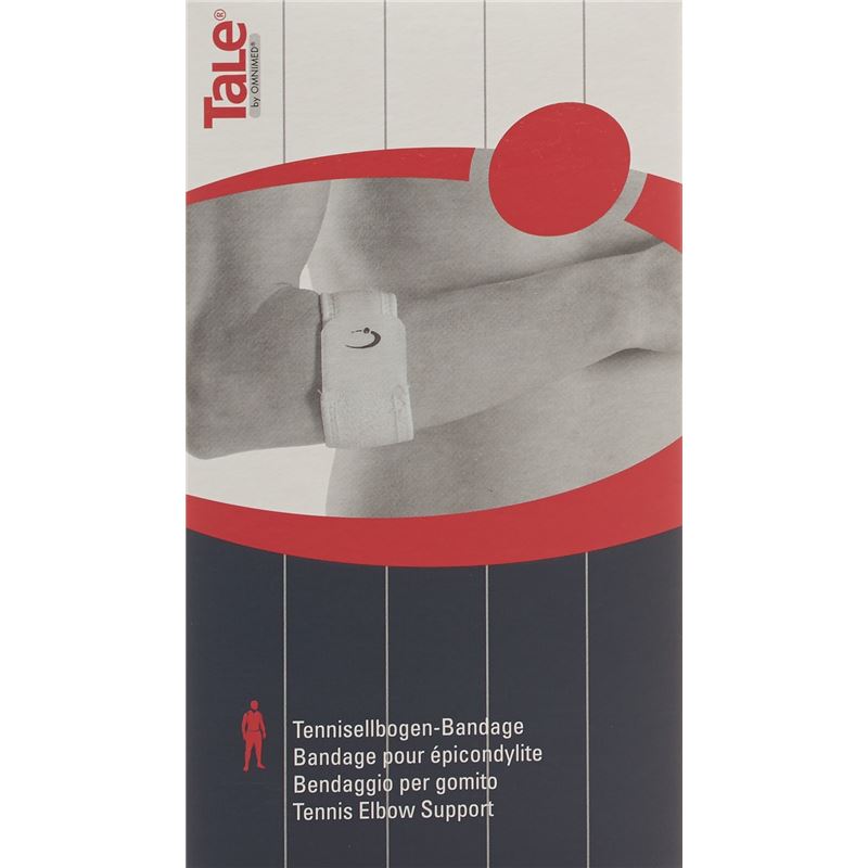 TALE Tennisellbogen Bandage 5cm Velcro weiss