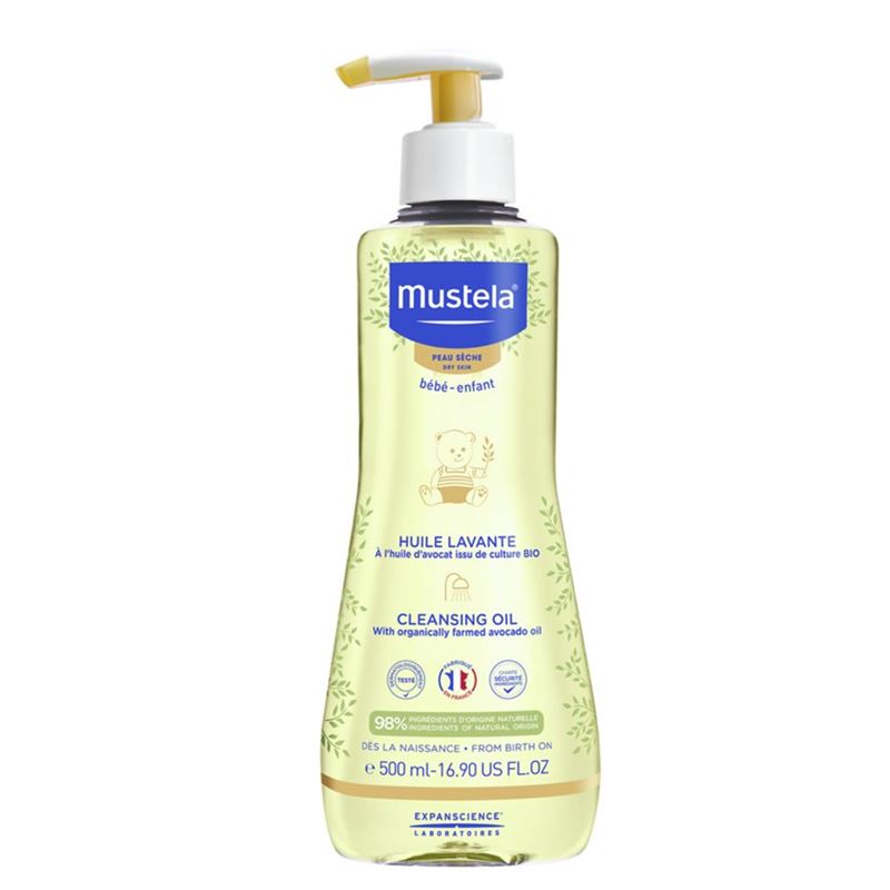 MUSTELA Waschöl trockene Haut 500 ml