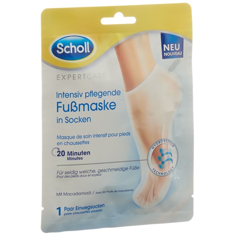 SCHOLL Intensiv pflegende Fussmaske 2 Stk