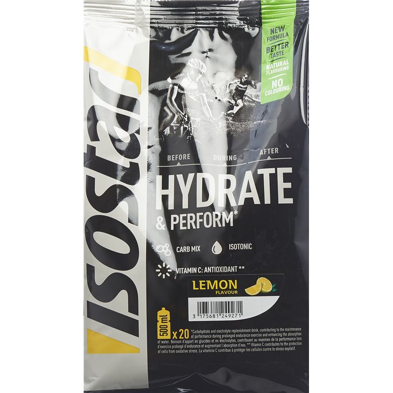 ISOSTAR HYDRATE & PERFORM Plv Lemon 800 g