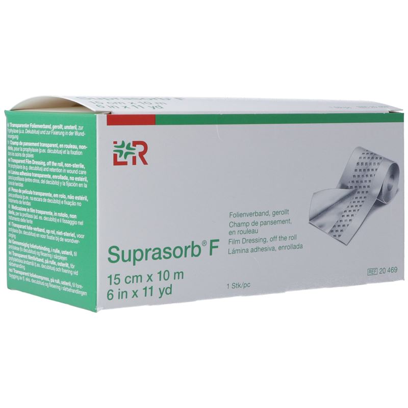 SUPRASORB F Folien Verband 15cmx10m unsteril Rolle