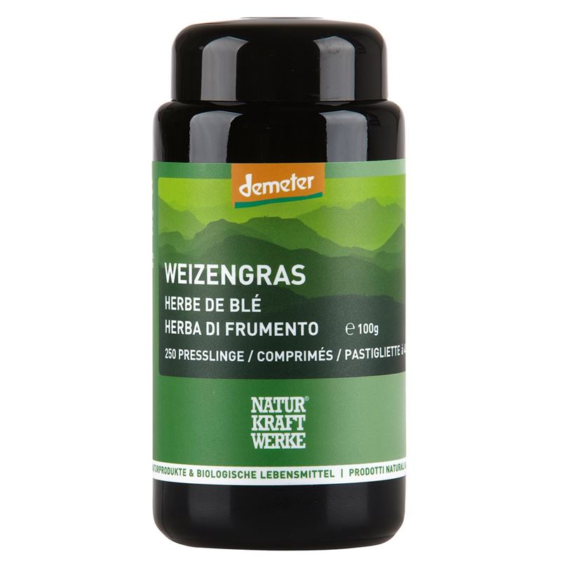 NATURKRAFTWERKE Weizengras Pressl Demeter 250 Stk