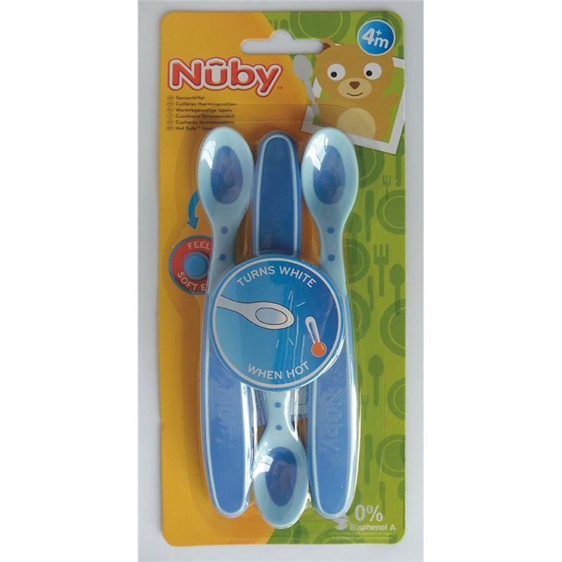 NUBY Breilöffel wärmesensitiv Soft Flex 3 Stk