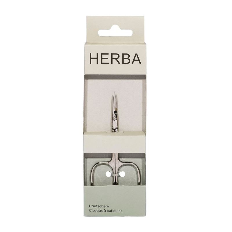 HERBA Hautschere 9cm gebogen 5402