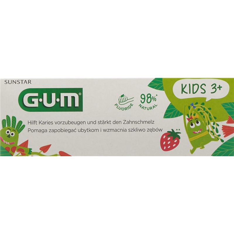GUM SUNSTAR Kinder Zahnpasta Erdbeer 50 ml