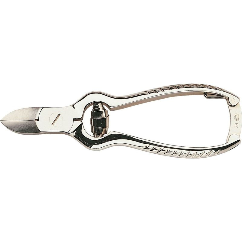 NIPPES Nagelzange 13cm mit Feder vernickelt