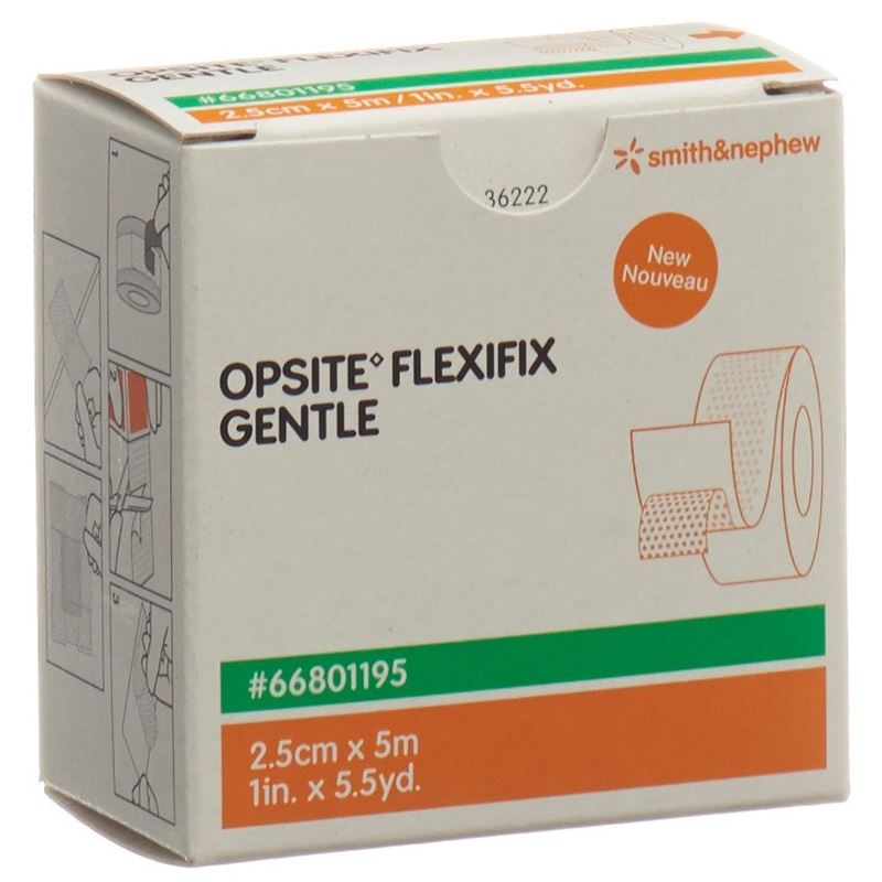 OPSITE FLEXIFIX GENTLE Folienverband 2.5cmx5m