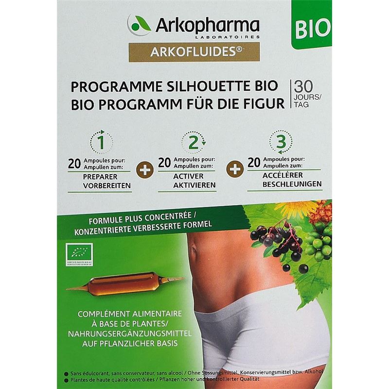 ARKOFLUIDE Trinkamp Bio Triopack 3 x 20 Stk