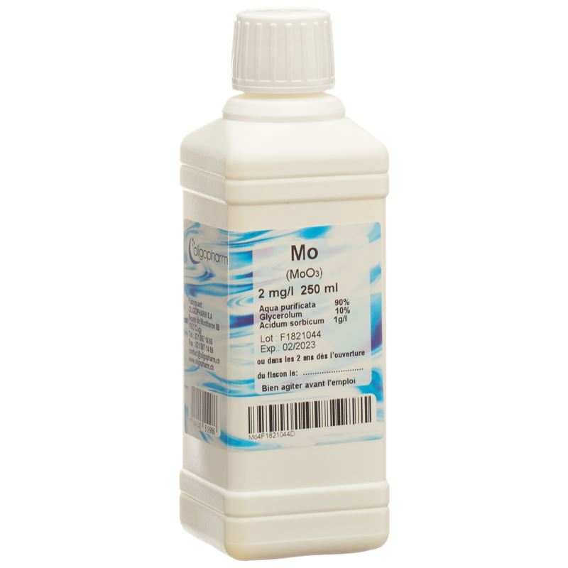 OLIGOPHARM Molybdän Lös 2 mg/l 250 ml