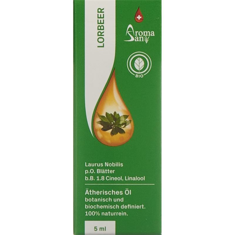 AROMASAN Lorbeer Äth/Öl in Schachtel Bio 5 ml