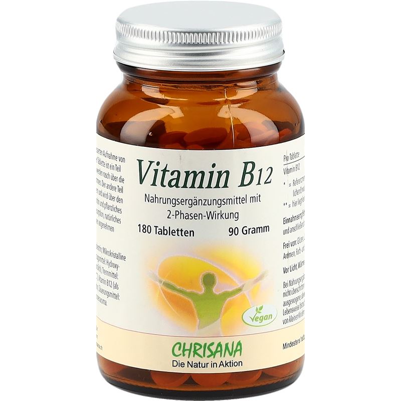 CHRISANA Vitamin B12 Tabl 500 mcg Ds 180 Stk