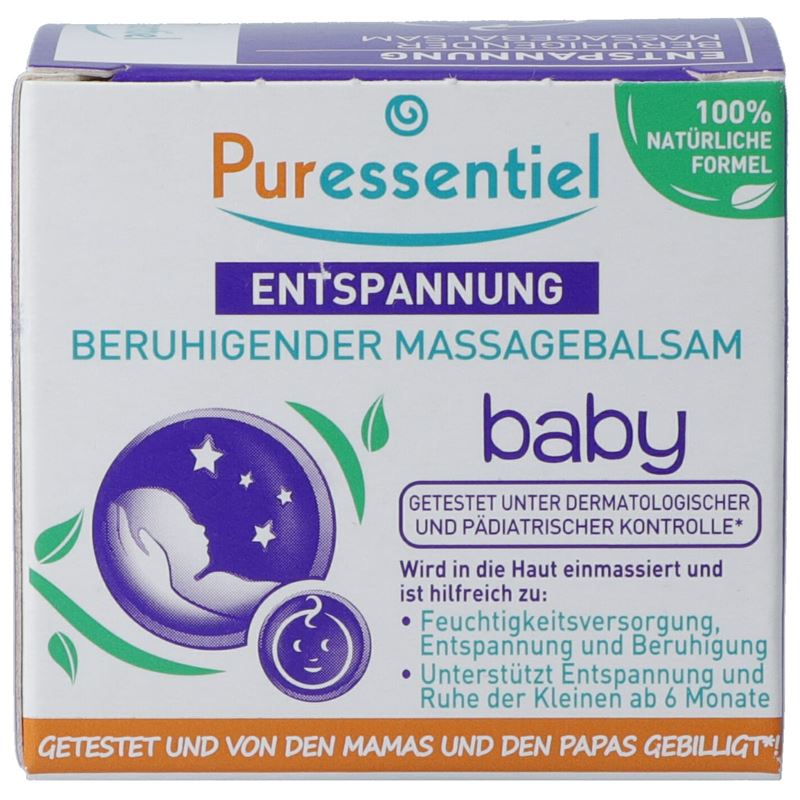 PURESSENTIEL Beruh Massagebals Baby 3 äth Öl 30 ml