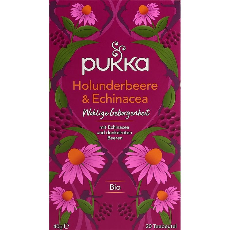 PUKKA Holunderbeere&Echinacea Tee Bio Btl 20 Stk