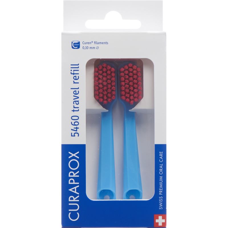 CURAPROX CS 5460 Duo Travel Ref Bürstenköpfe 2 Stk