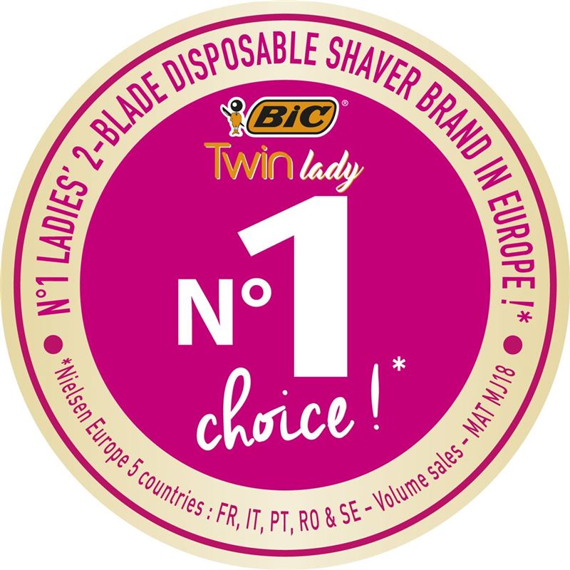 BIC Twin Lady 2-Klingenrasierer assortiert 10 Stk