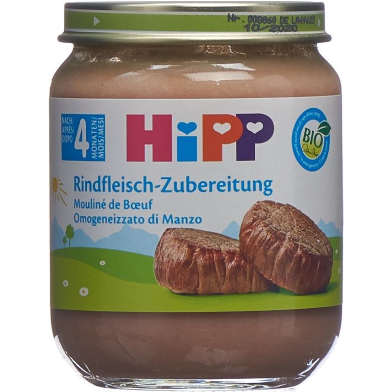HIPP Rindfleisch Zubereitung 4M 125 g