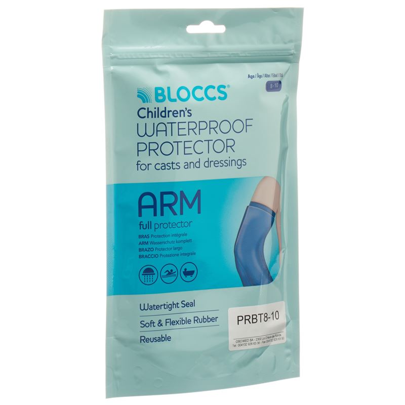 BLOCCS Bad Dusch Wasserschutz Arm 20-33/53cm Kind