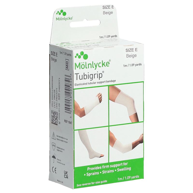 TUBIGRIP Schlauchbandage E 1mx8.75cm beige