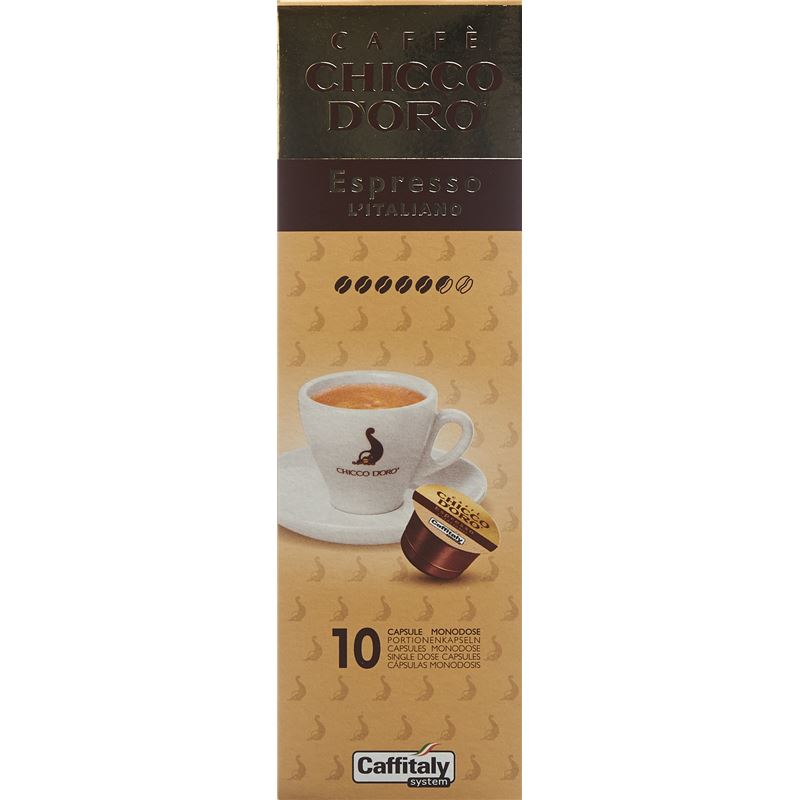 CHICCO D ORO Kaffee Kaps Espresso Italiano 10 Stk