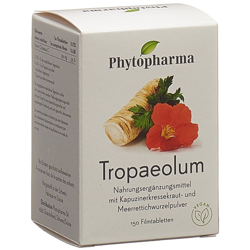 PHYTOPHARMA Tropaeolum Filmtabl Ds 150 Stk