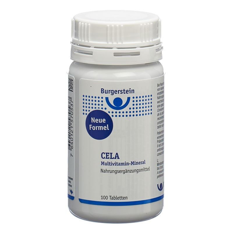 BURGERSTEIN Multivitamin-Mineral CELA Tabl 100 Stk