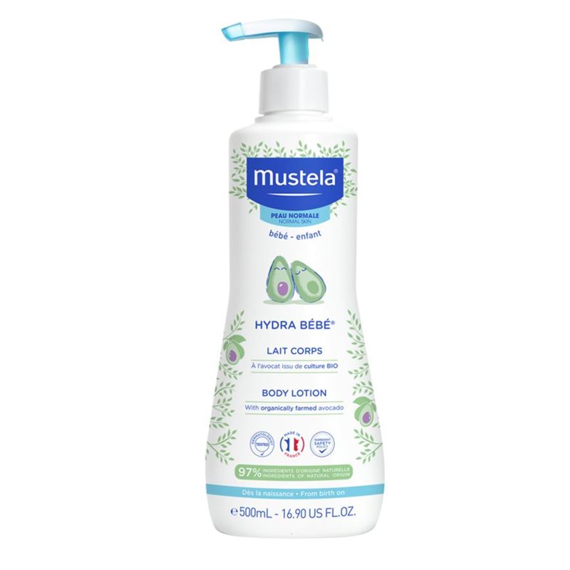 MUSTELA Hydra Bébé Körpermilch normale Haut 500 ml