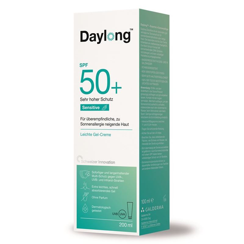 DAYLONG Sensitive Gel-Creme SPF50+ Tb 200 ml