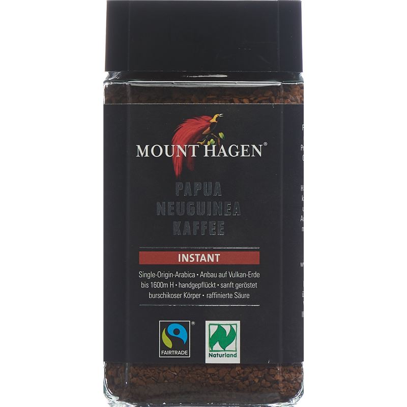 MOUNT HAGEN Kaffee instantané Bio Fairtrade 100 g