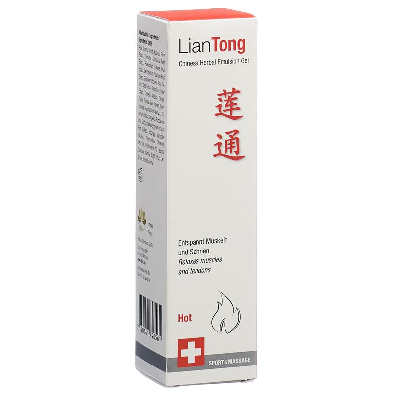 LIANTONG Chinese Herbal Emulsion Gel Hot 75 ml