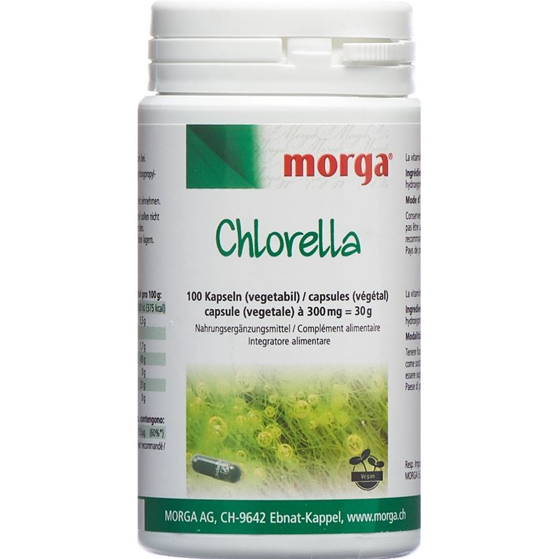 MORGA Chlorella Vegicaps 100 Stk