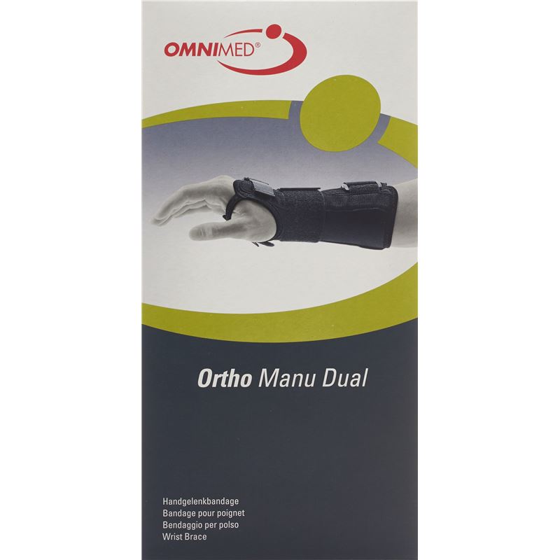 OMNIMED Ortho Manu Dual Handgelenkba L schwarz