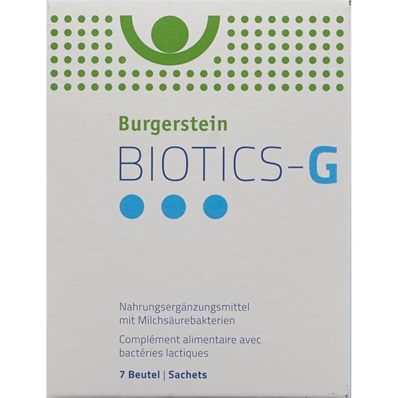 BURGERSTEIN Biotics-G Plv Btl 7 Stk