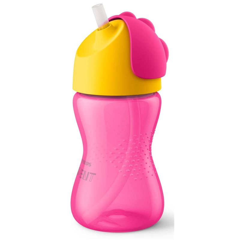 AVENT PHILIPS Strohhalm-Becher 300ml Girl rosa