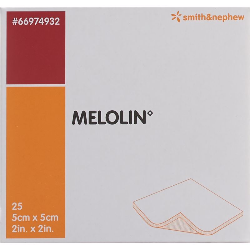 MELOLIN Wundkompressen 5x5cm steril 25 Btl