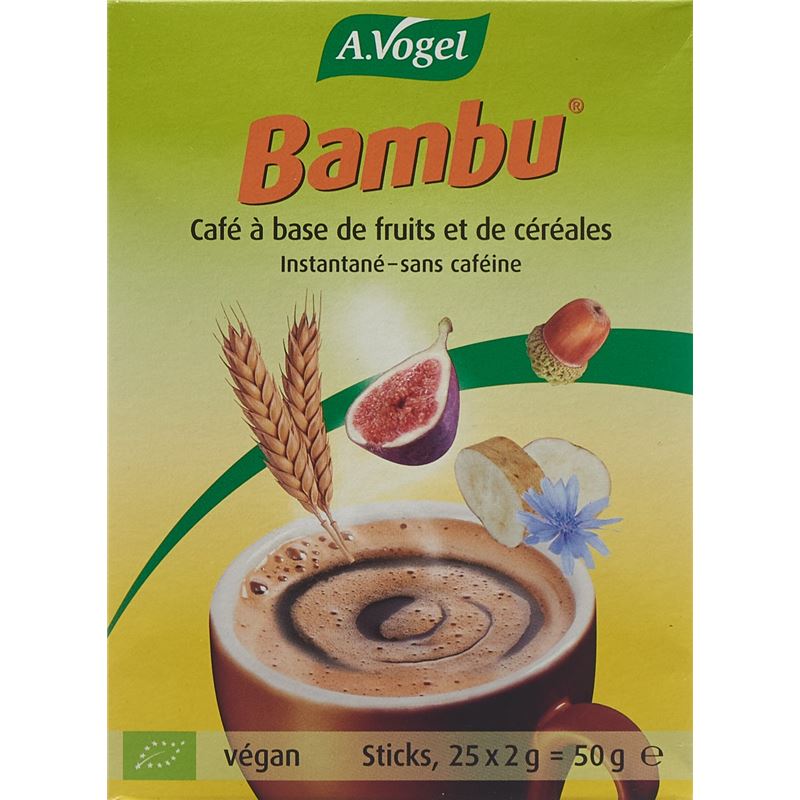 VOGEL Bambu Früchtekaffee instant 25 Stick 2 g
