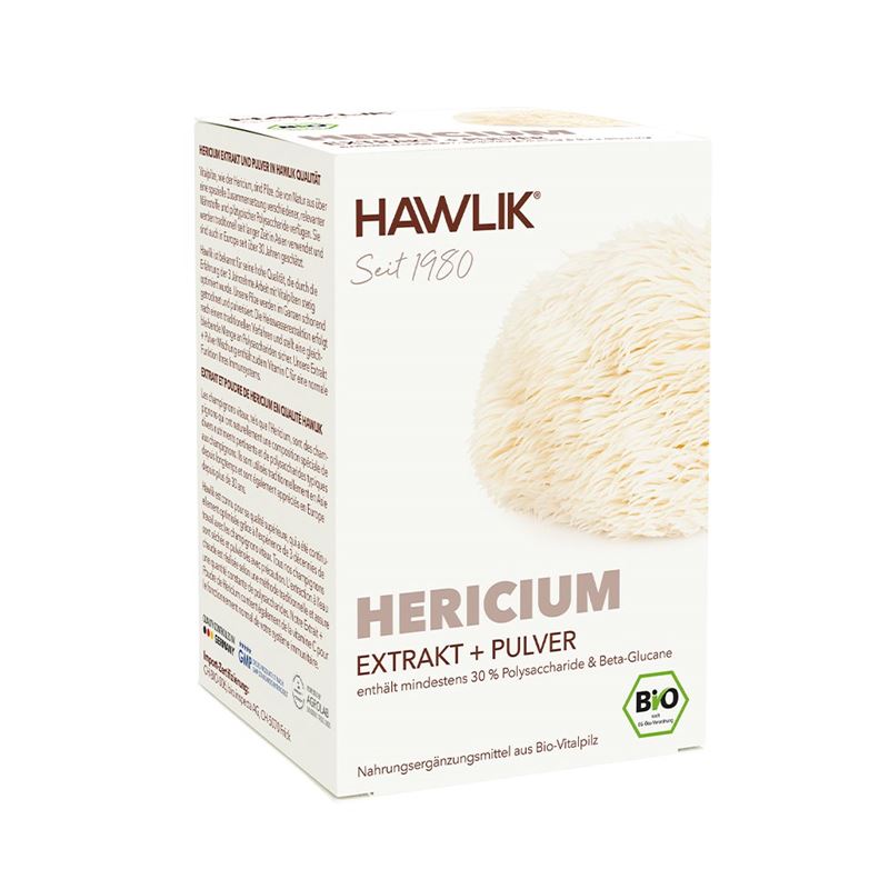HAWLIK Hericium Extrakt + Pulver Kaps 120 Stk
