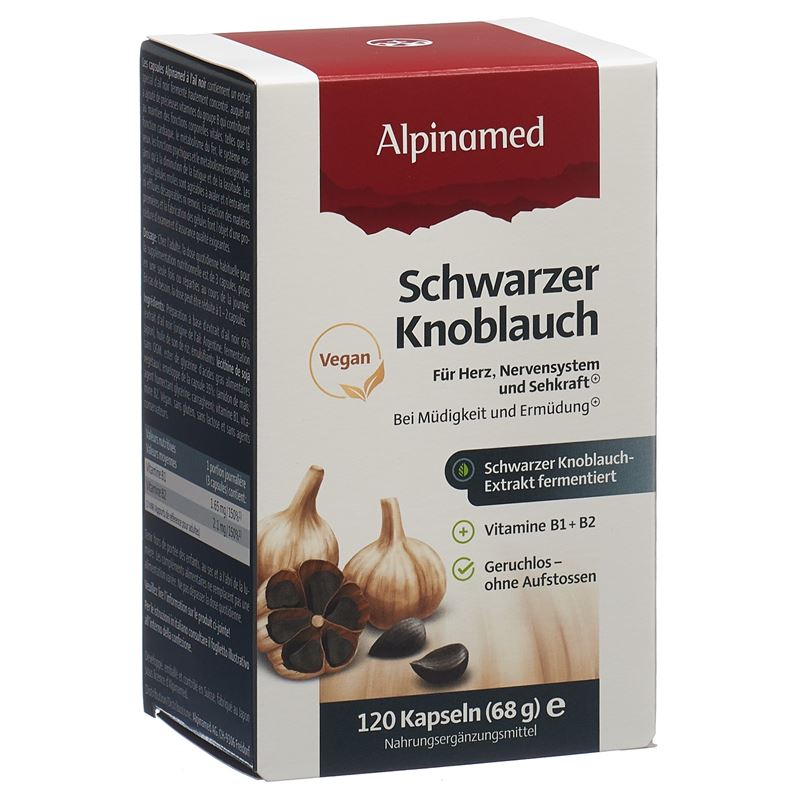 ALPINAMED Schwarzer Knoblauch Kaps 120 Stk