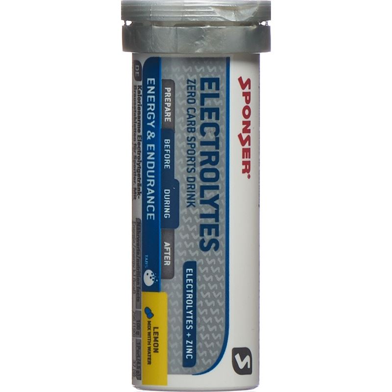 SPONSER Electrolytes Tabs Lemon 10 x 4.5 g