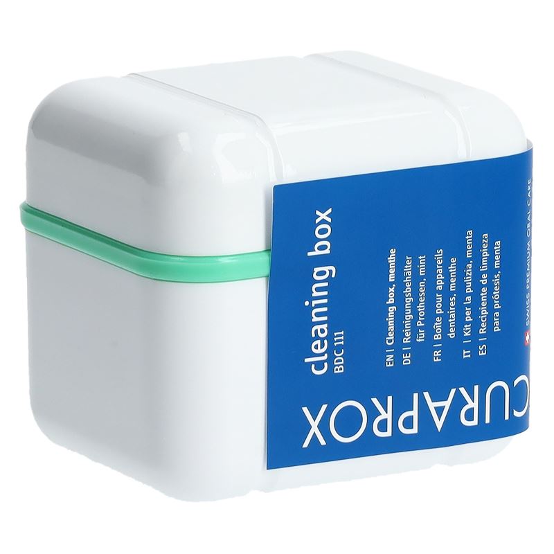 CURAPROX BDC 111 Prothesen Reinigungsbehälter mint