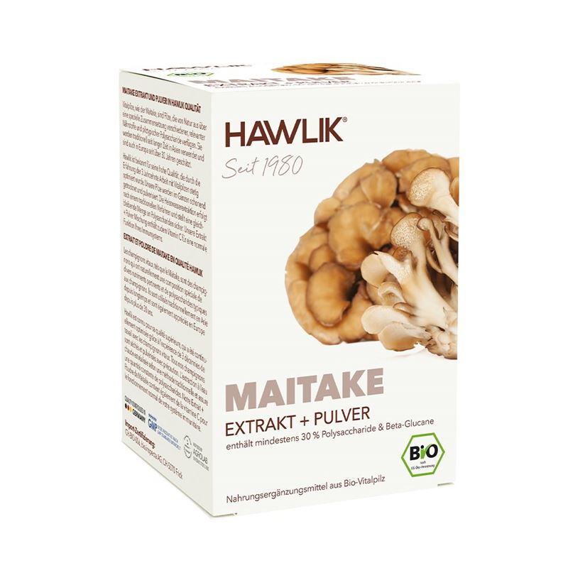 HAWLIK Maitake Extrakt + Pulver Kaps 120 Stk