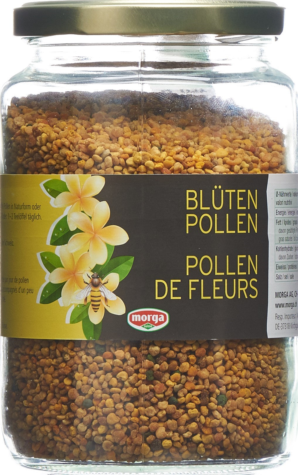 MORGA Blütenpollen Glas 450 g