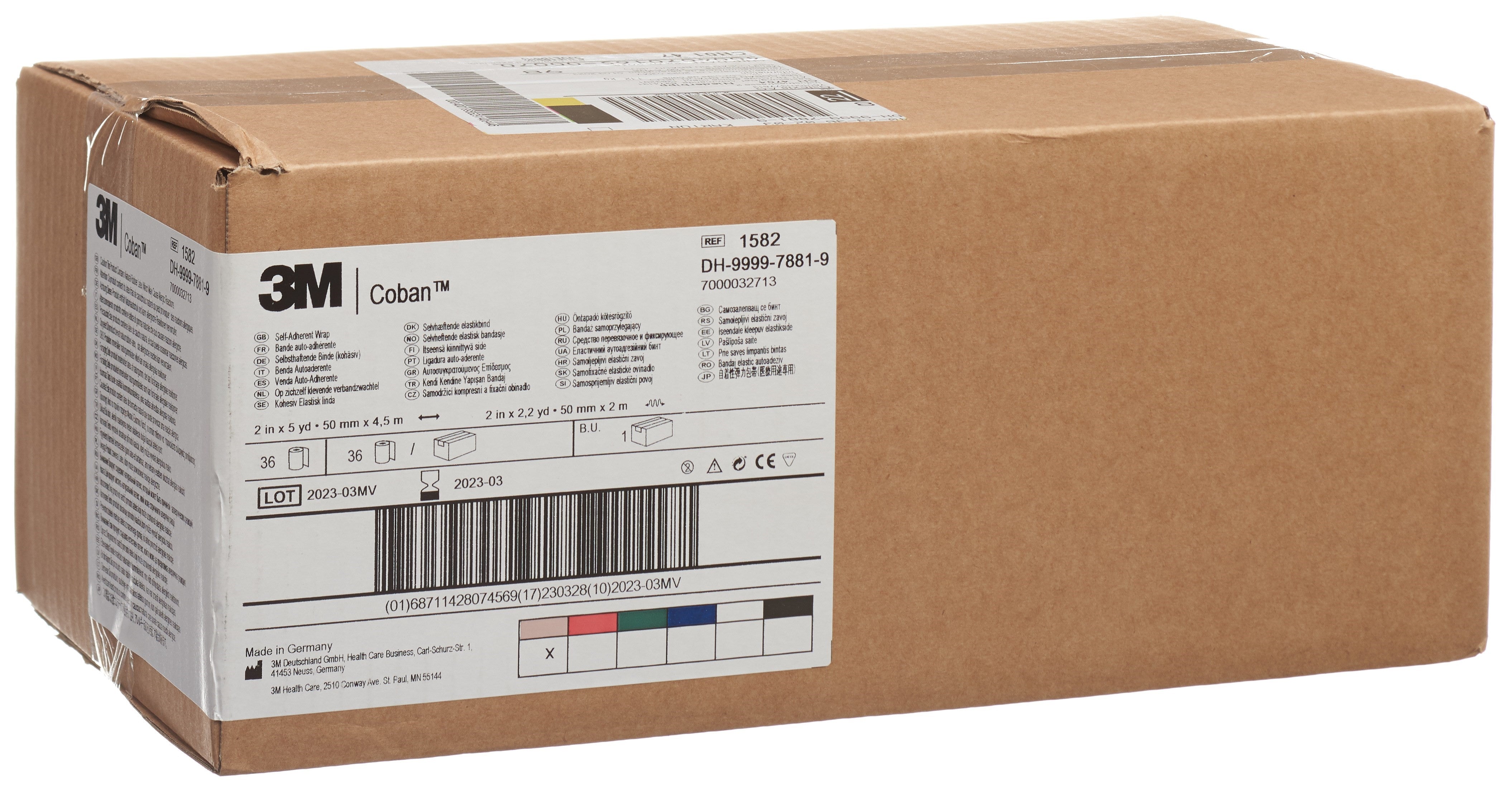 3M COBAN Elast Binde 5.1cmx4.57m hf 36 Stk