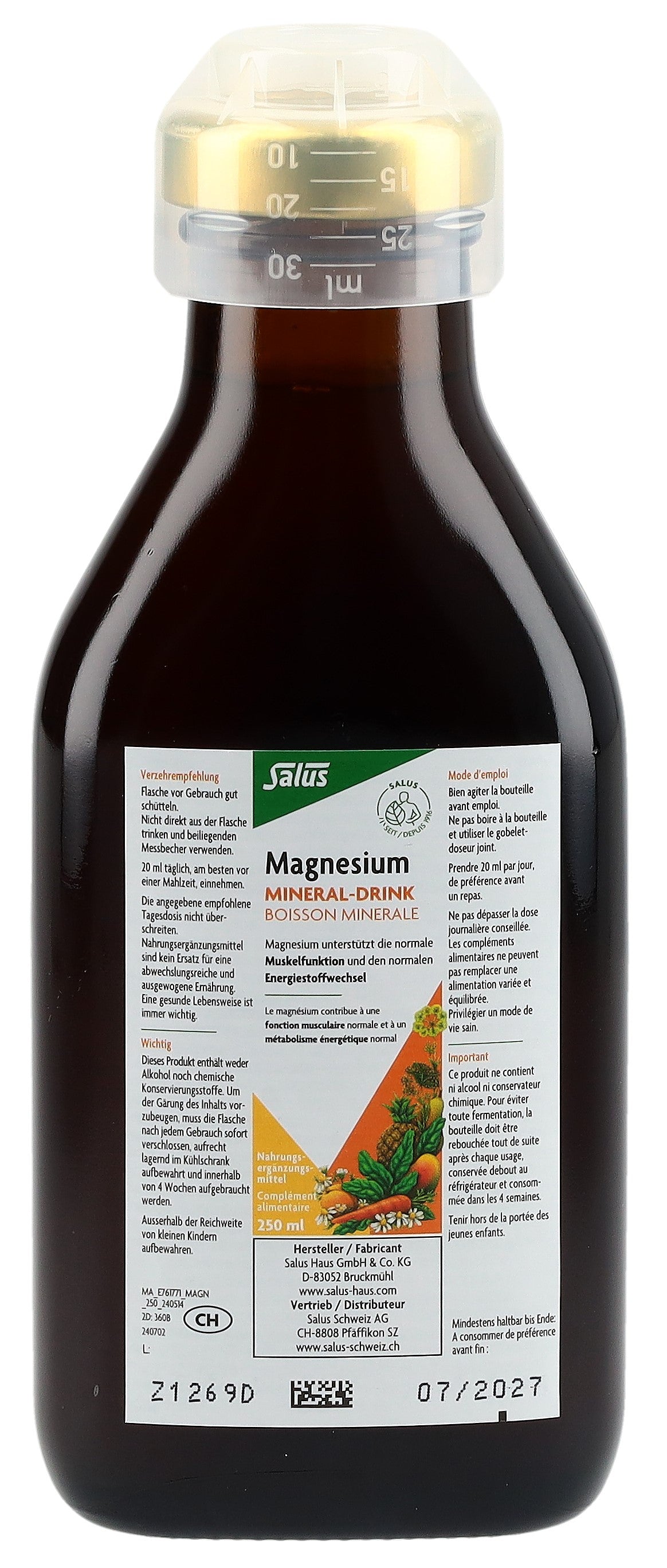 SALUS Magnesium Mineral-Drink Fl 250 ml