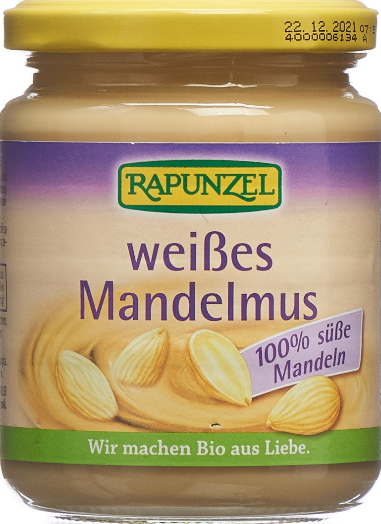 RAPUNZEL Mandelmus weiss Bio Glas 250 g
